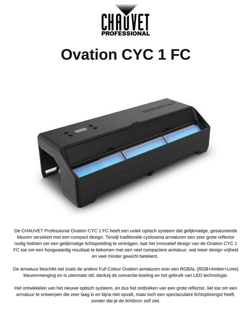 CHAUVET Professional Ovation CYC 1 FC