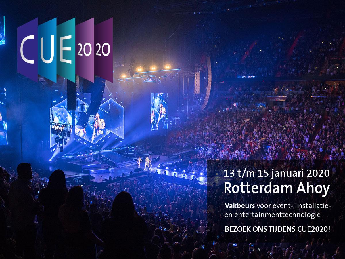 CUE - Vakbeurs voor event-, installatie- en entertainmenttechnologie CUE - Vakbeurs voor event-, installatie- en entertainmenttechnologie